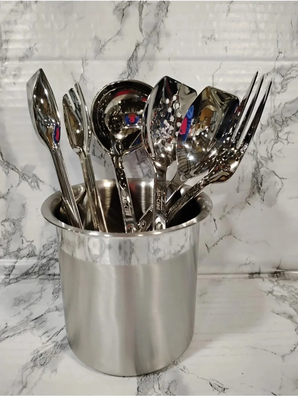 Stainless Steel 6-Piece Cook & Serve Set in Silver